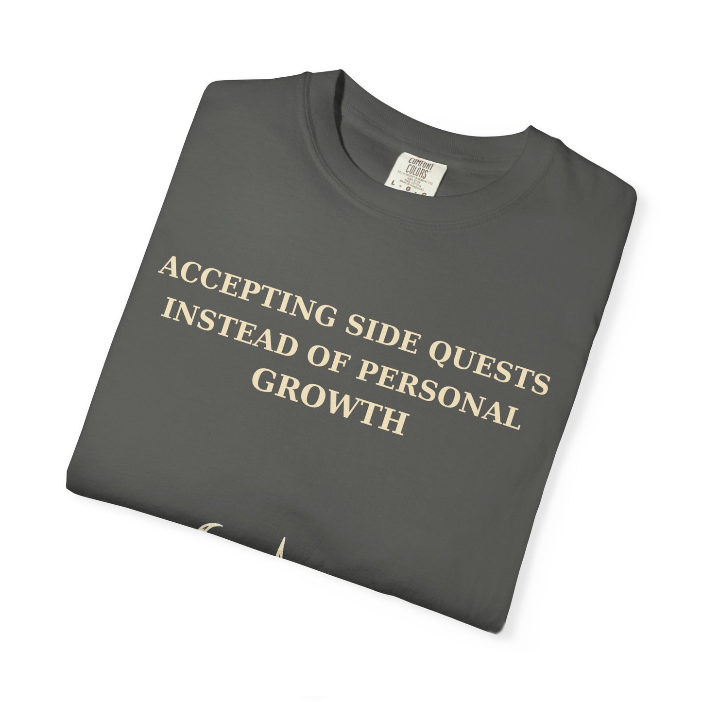 Motivational Floral T-Shirt — "All I Ever Showed Instead of Personal Growth" Graphic Tee
