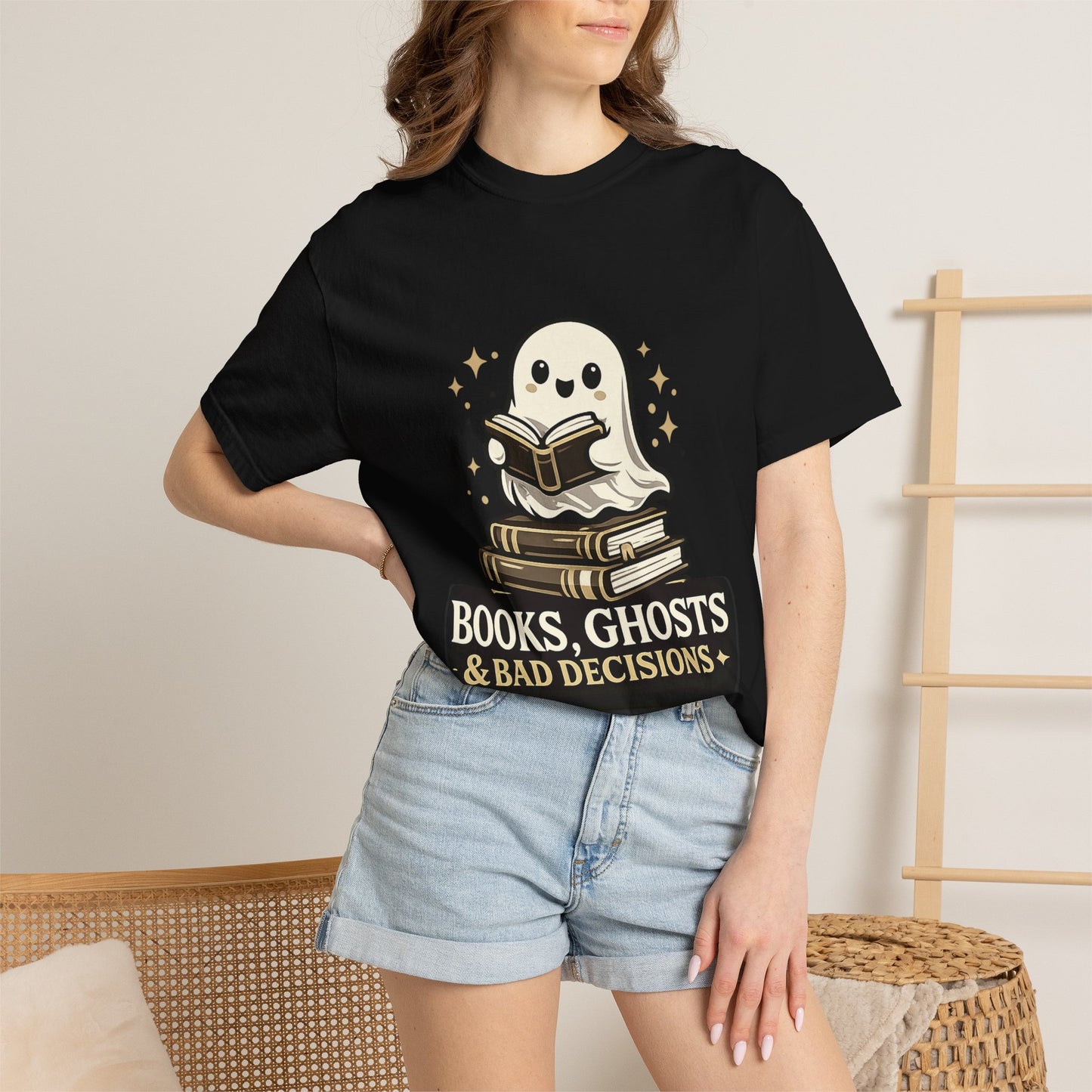 Books, Ghosts & Bad Decisions Tee