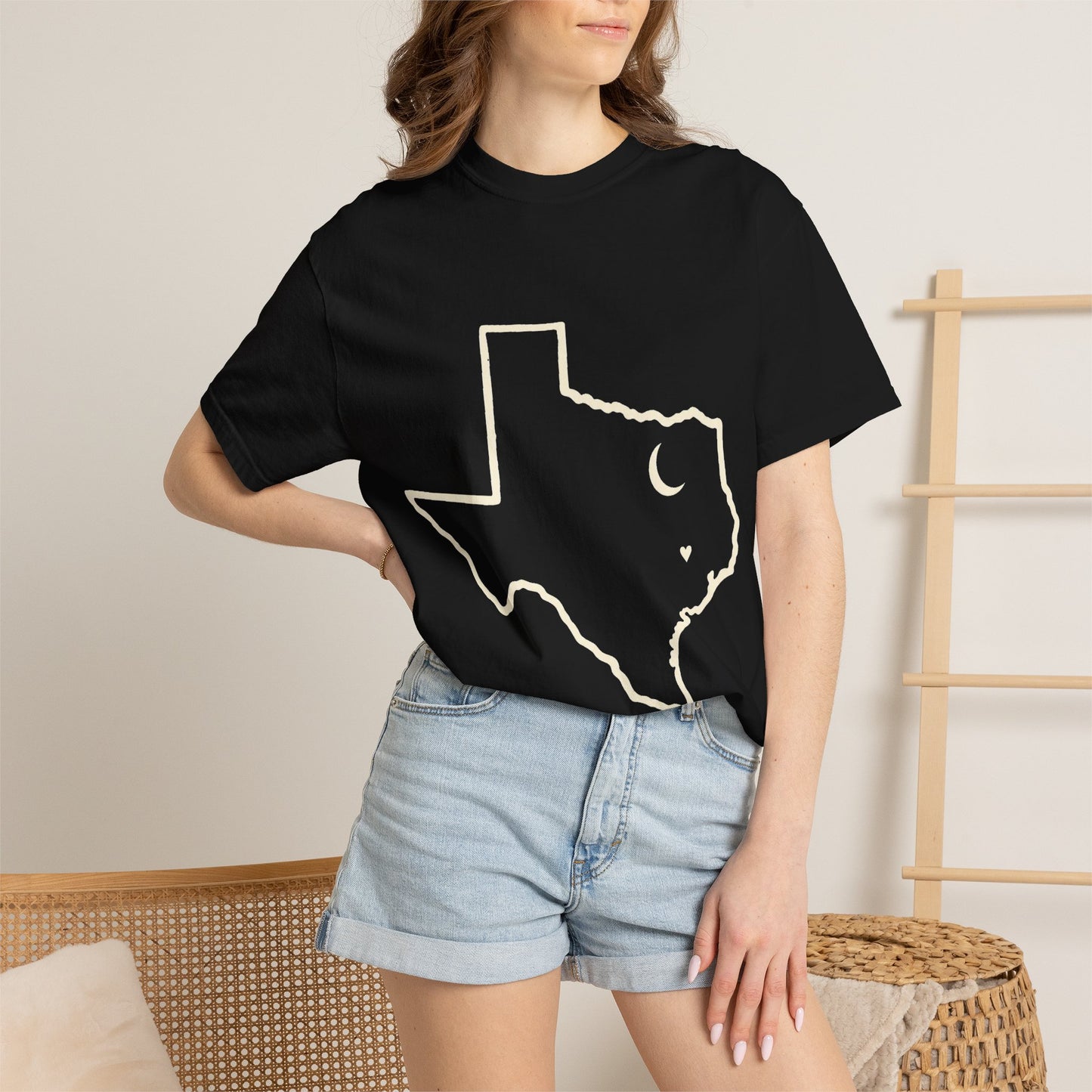 Texas Outline T-Shirt — Minimalist State Map Tee
