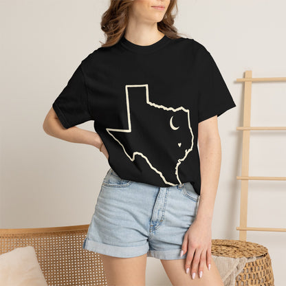 Texas Outline T-Shirt — Minimalist State Map Tee