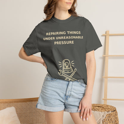 Gamer Tee  "Repairing Things Under Unreasonable Pressure" Graphic Tee