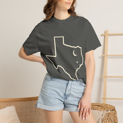 Texas Outline T-Shirt — Minimalist State Map Tee
