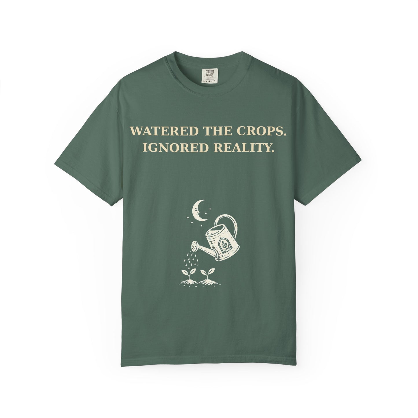 Gamer Tee -  "Weathered the Crops, Ignored Reality" Vintage Gamer Tee