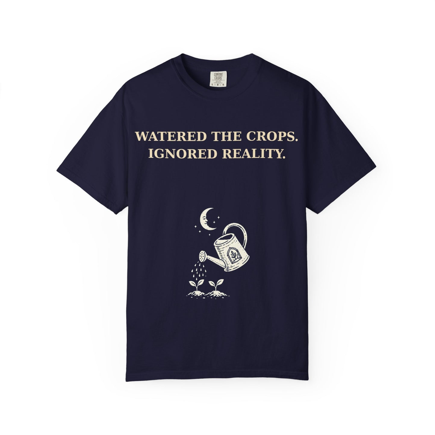 Gamer Tee -  "Weathered the Crops, Ignored Reality" Vintage Gamer Tee