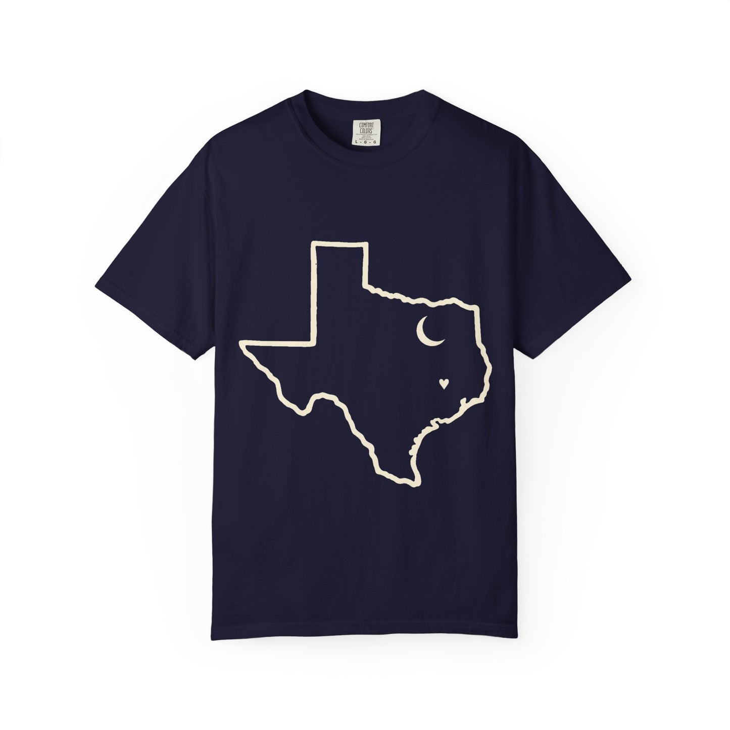 Texas Outline T-Shirt — Minimalist State Map Tee
