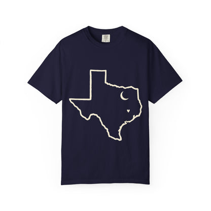 Texas Outline T-Shirt — Minimalist State Map Tee