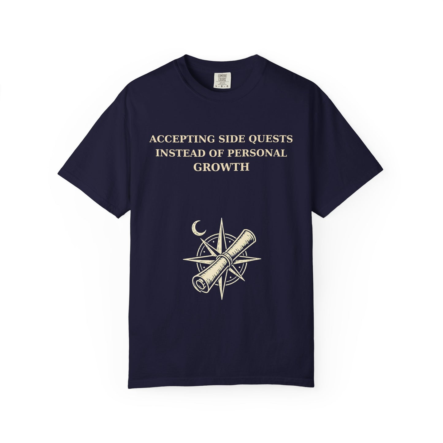 Motivational Floral T-Shirt — "All I Ever Showed Instead of Personal Growth" Graphic Tee