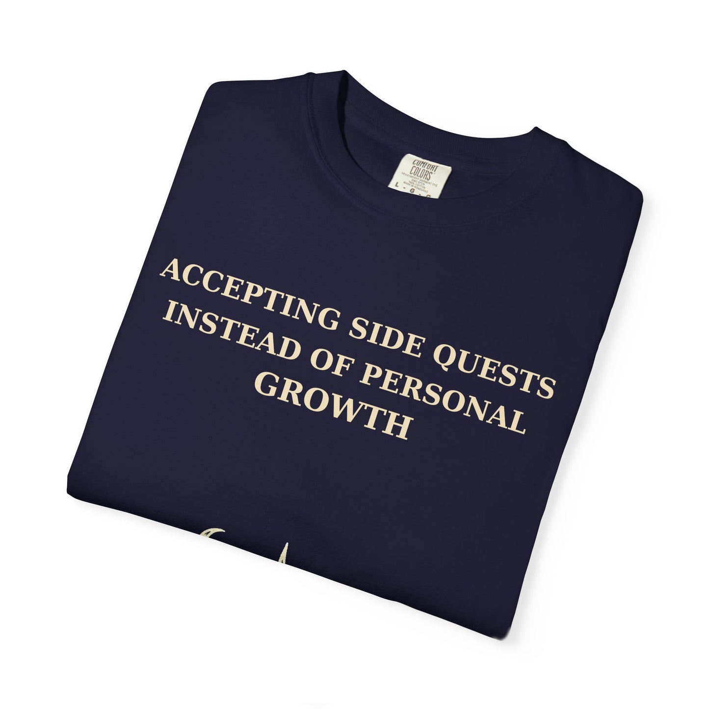 Motivational Floral T-Shirt — "All I Ever Showed Instead of Personal Growth" Graphic Tee
