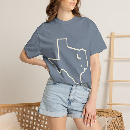 Texas Outline T-Shirt — Minimalist State Map Tee