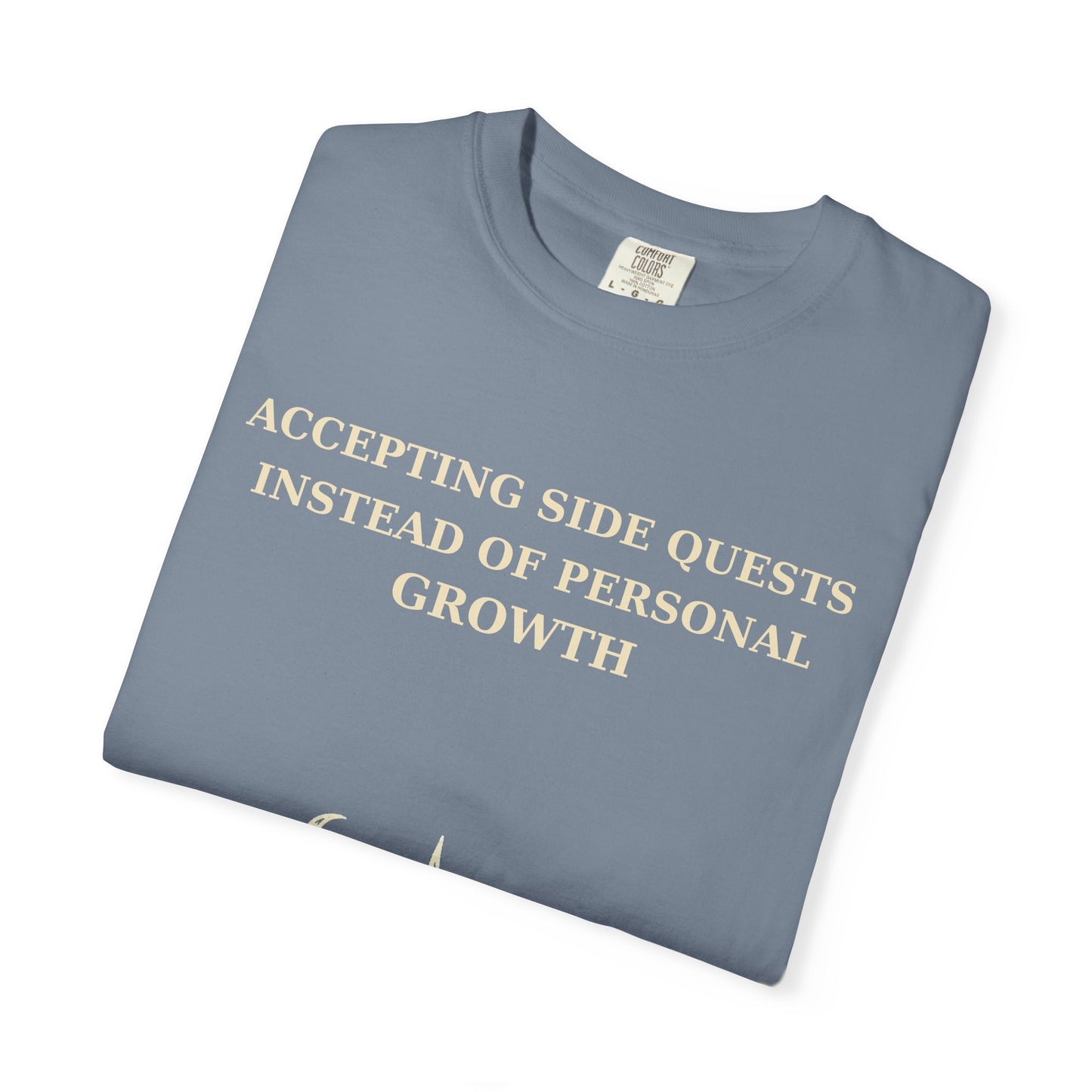 Motivational Floral T-Shirt — "All I Ever Showed Instead of Personal Growth" Graphic Tee