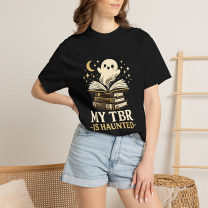 My TBR is Haunted Cute Ghost Stack Tee