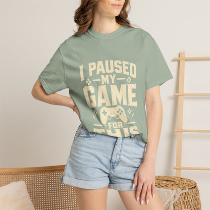 I Paused My Game For This Tee