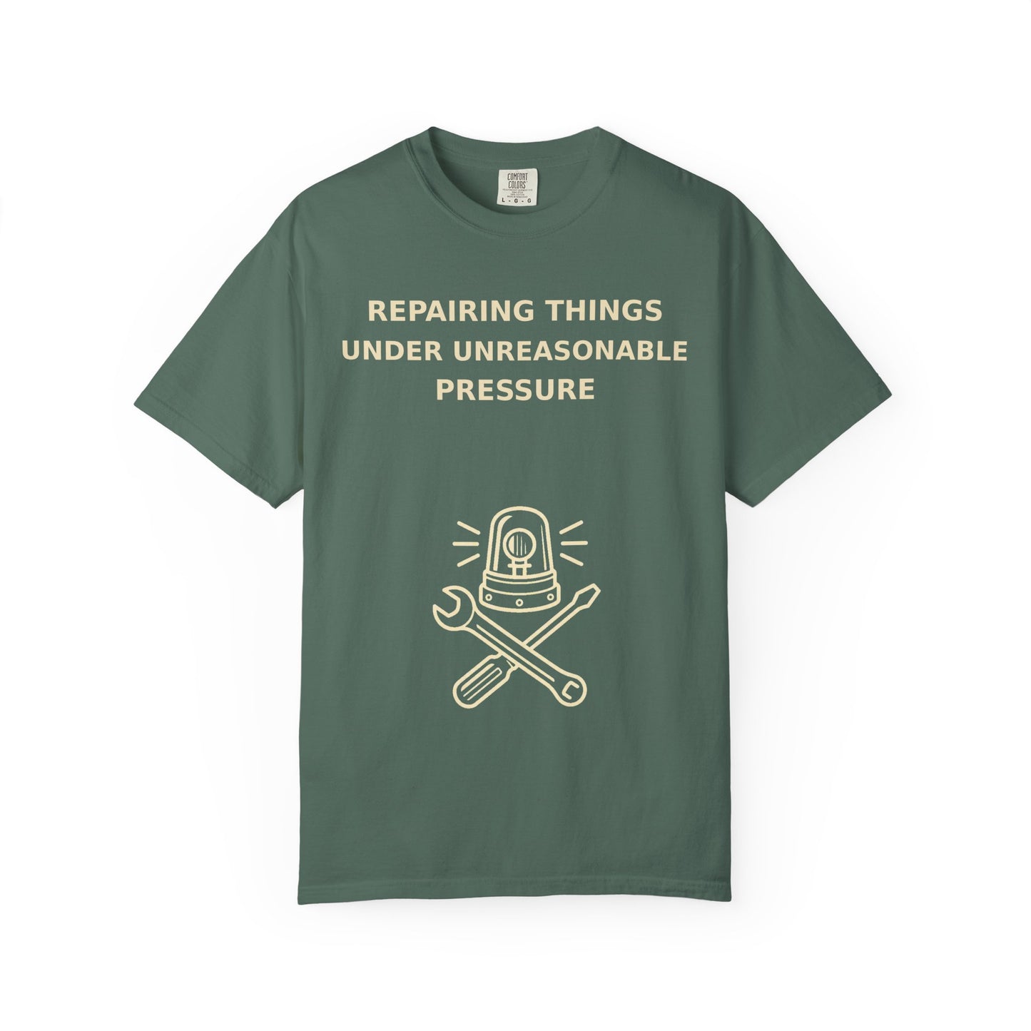 Gamer Tee  "Repairing Things Under Unreasonable Pressure" Graphic Tee