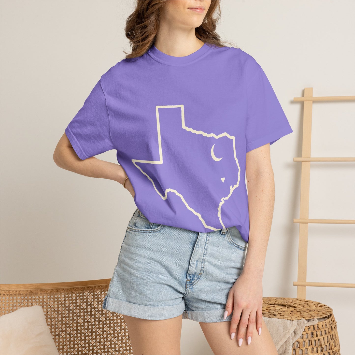 Texas Outline T-Shirt — Minimalist State Map Tee