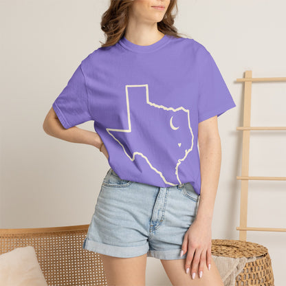 Texas Outline T-Shirt — Minimalist State Map Tee