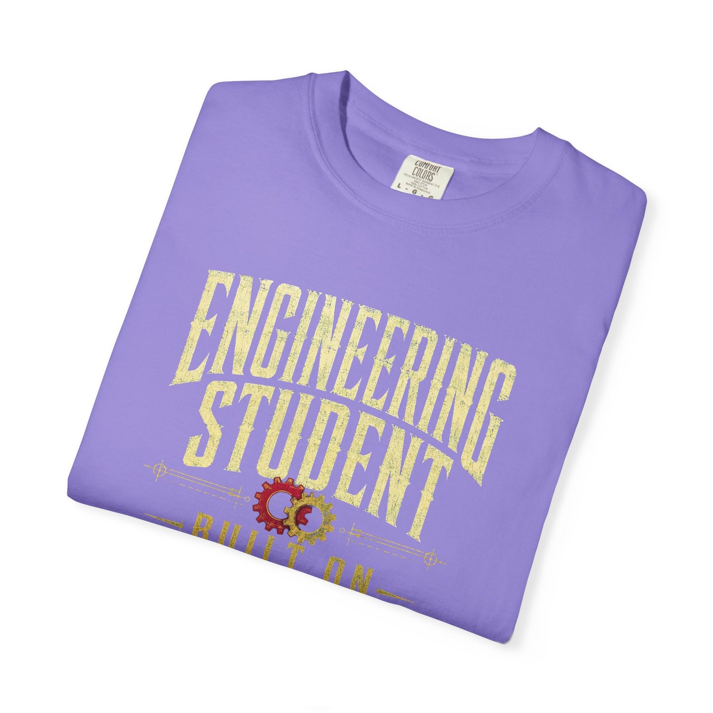 Engineering Student T-Shirt - "Built on Coffee & Controlled Failure" Graphic Tee