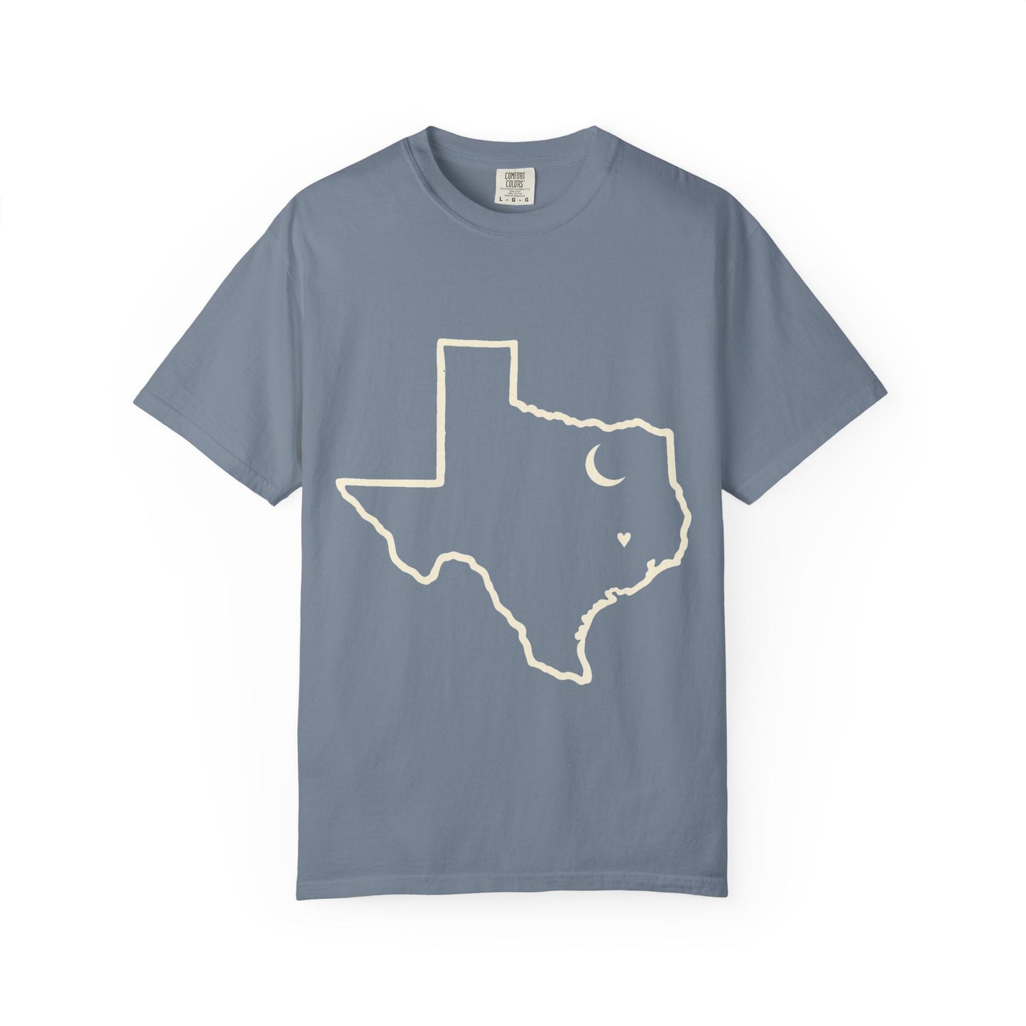 Texas Outline T-Shirt — Minimalist State Map Tee