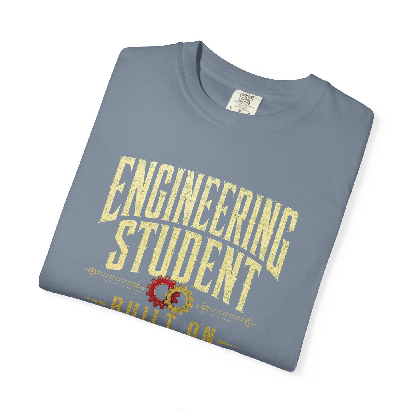 Engineering Student T-Shirt - "Built on Coffee & Controlled Failure" Graphic Tee
