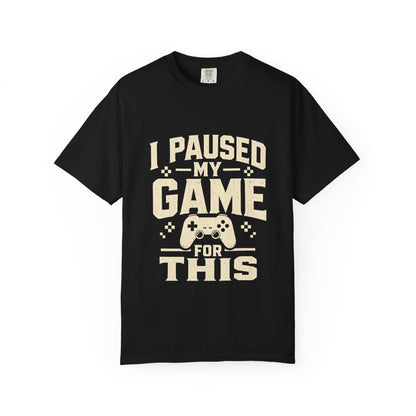 I Paused My Game For This Tee