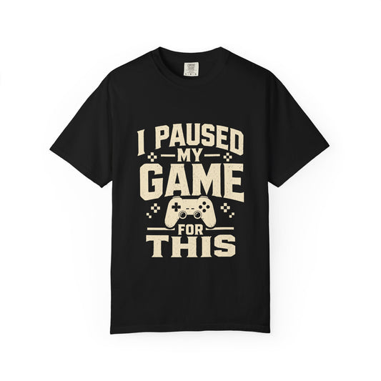 I Paused My Game For This Tee