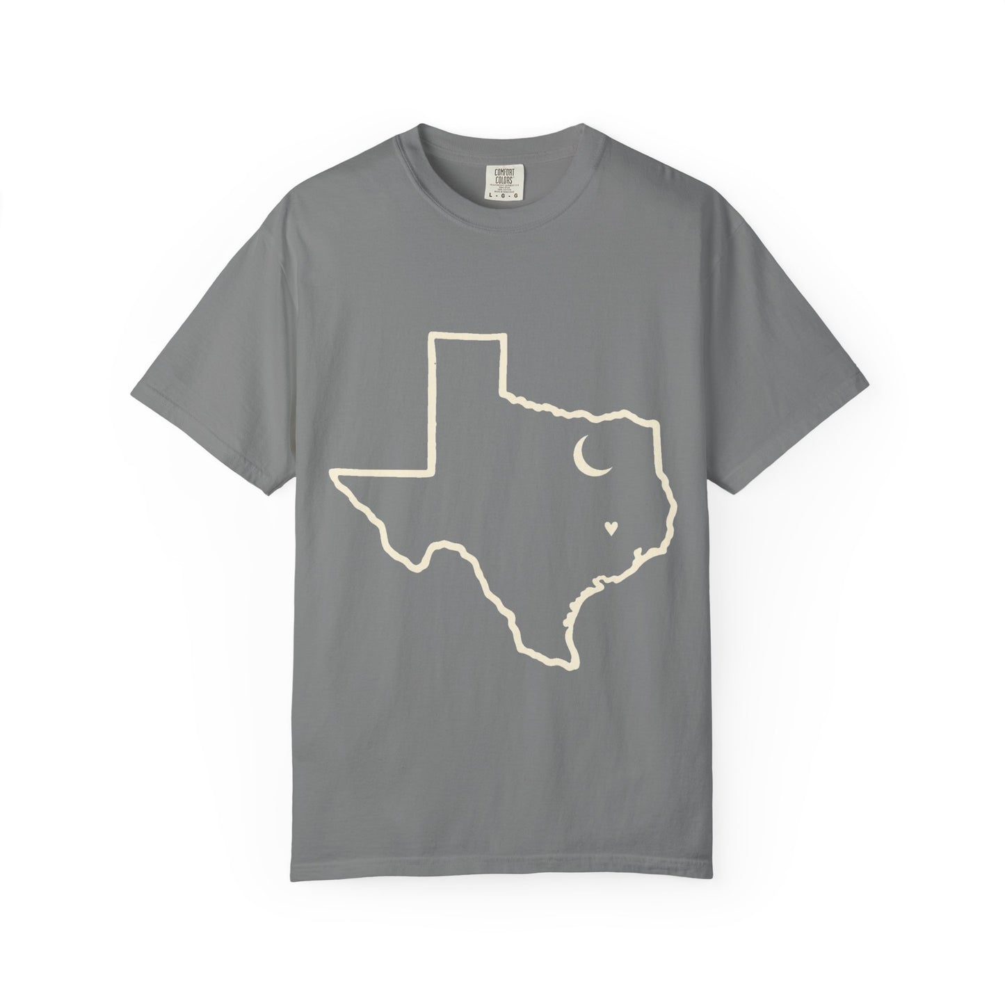 Texas Outline T-Shirt — Minimalist State Map Tee