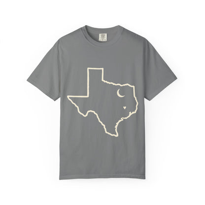 Texas Outline T-Shirt — Minimalist State Map Tee