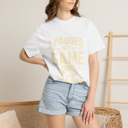I Paused My Game For This Tee