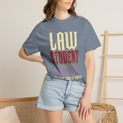 Law Student T‑Shirt — "Case Briefs" Vintage-Style Tee for Aspiring Attorneys