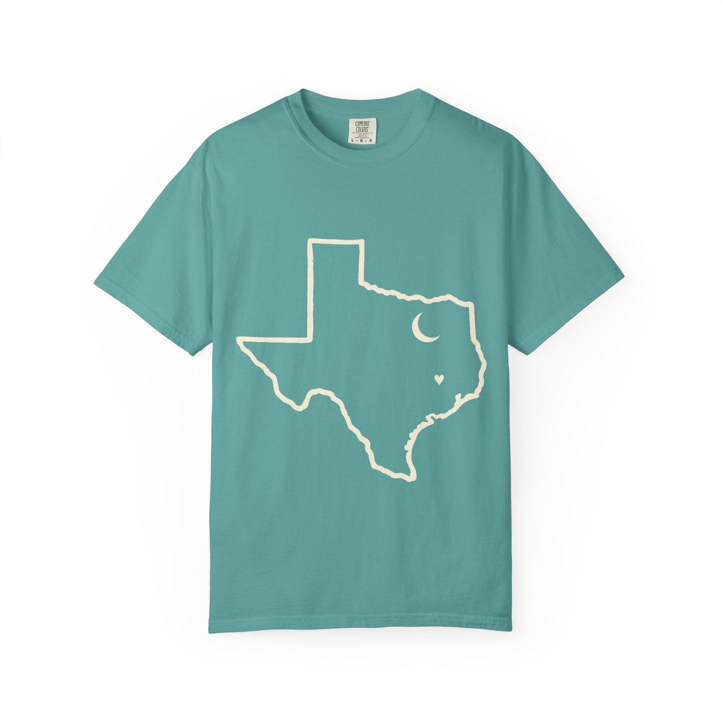Texas Outline T-Shirt — Minimalist State Map Tee