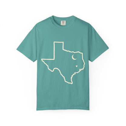Texas Outline T-Shirt — Minimalist State Map Tee
