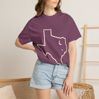Texas Outline T-Shirt — Minimalist State Map Tee