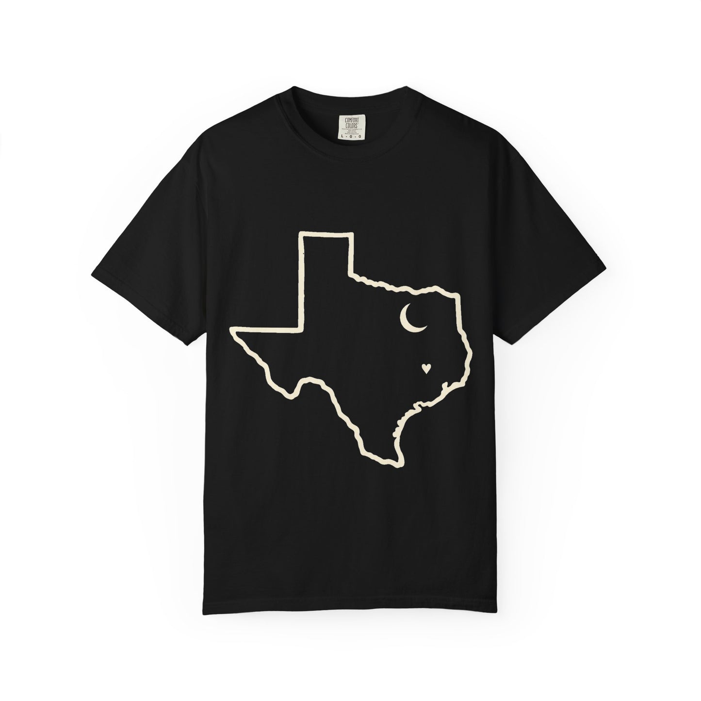 Texas Outline T-Shirt — Minimalist State Map Tee