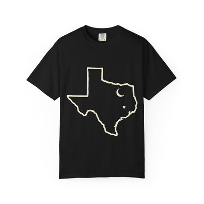 Texas Outline T-Shirt — Minimalist State Map Tee