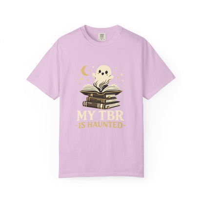 My TBR is Haunted Cute Ghost Stack Tee