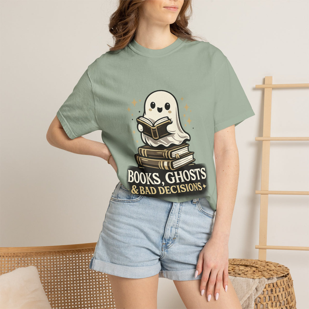 Books, Ghosts & Bad Decisions Tee