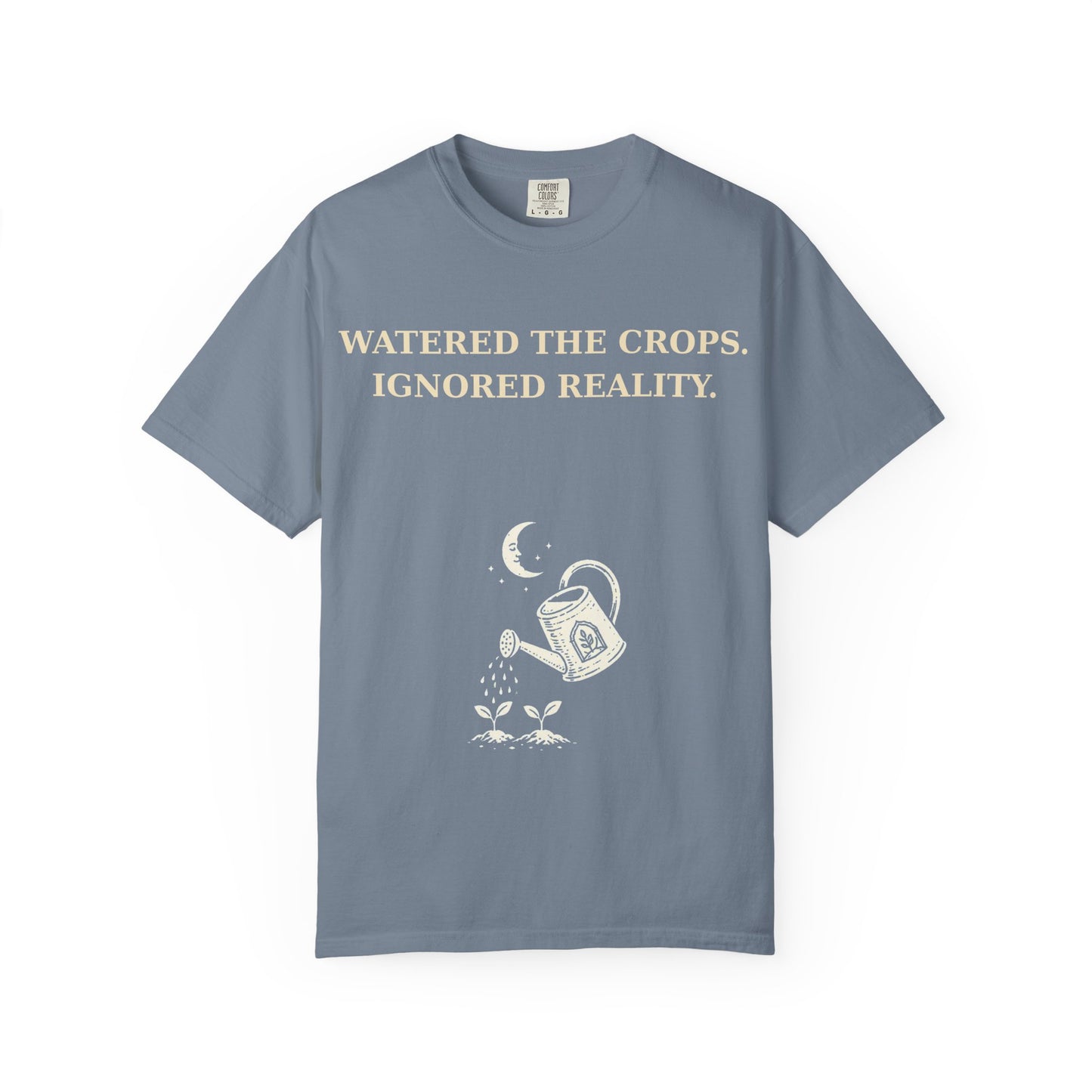 Gamer Tee -  "Weathered the Crops, Ignored Reality" Vintage Gamer Tee
