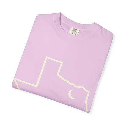 Texas Outline T-Shirt — Minimalist State Map Tee