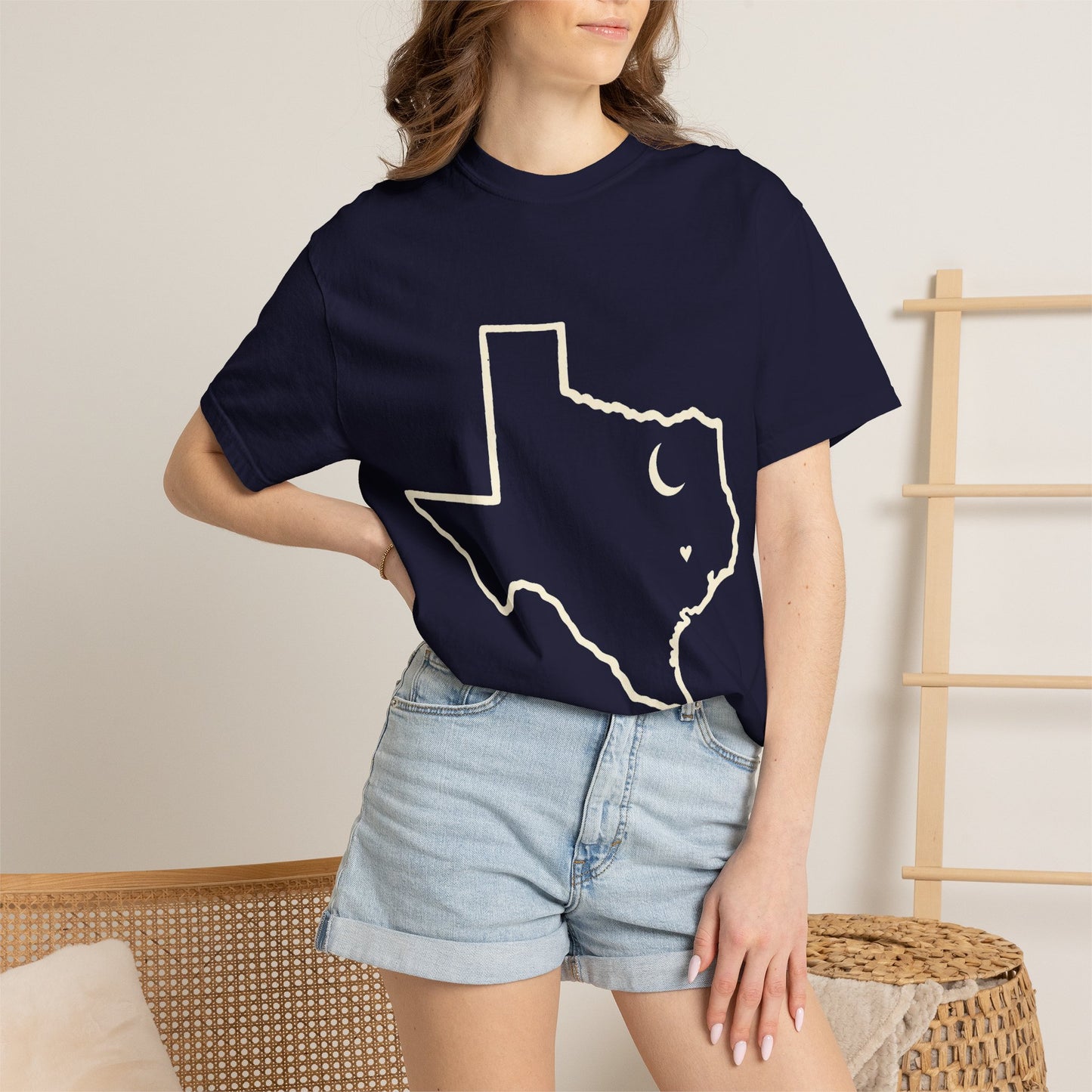 Texas Outline T-Shirt — Minimalist State Map Tee