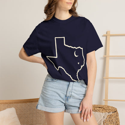 Texas Outline T-Shirt — Minimalist State Map Tee