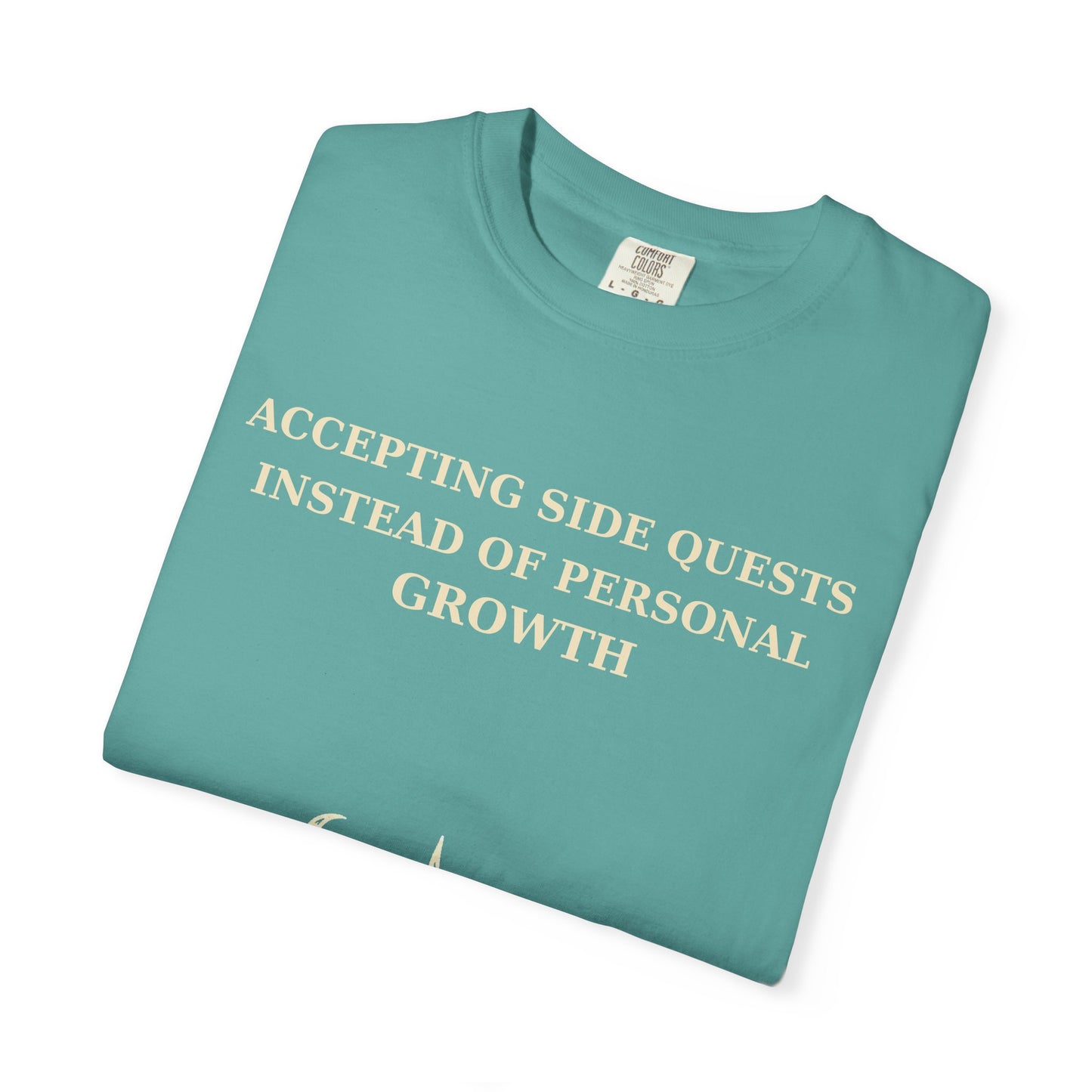 Motivational Floral T-Shirt — "All I Ever Showed Instead of Personal Growth" Graphic Tee