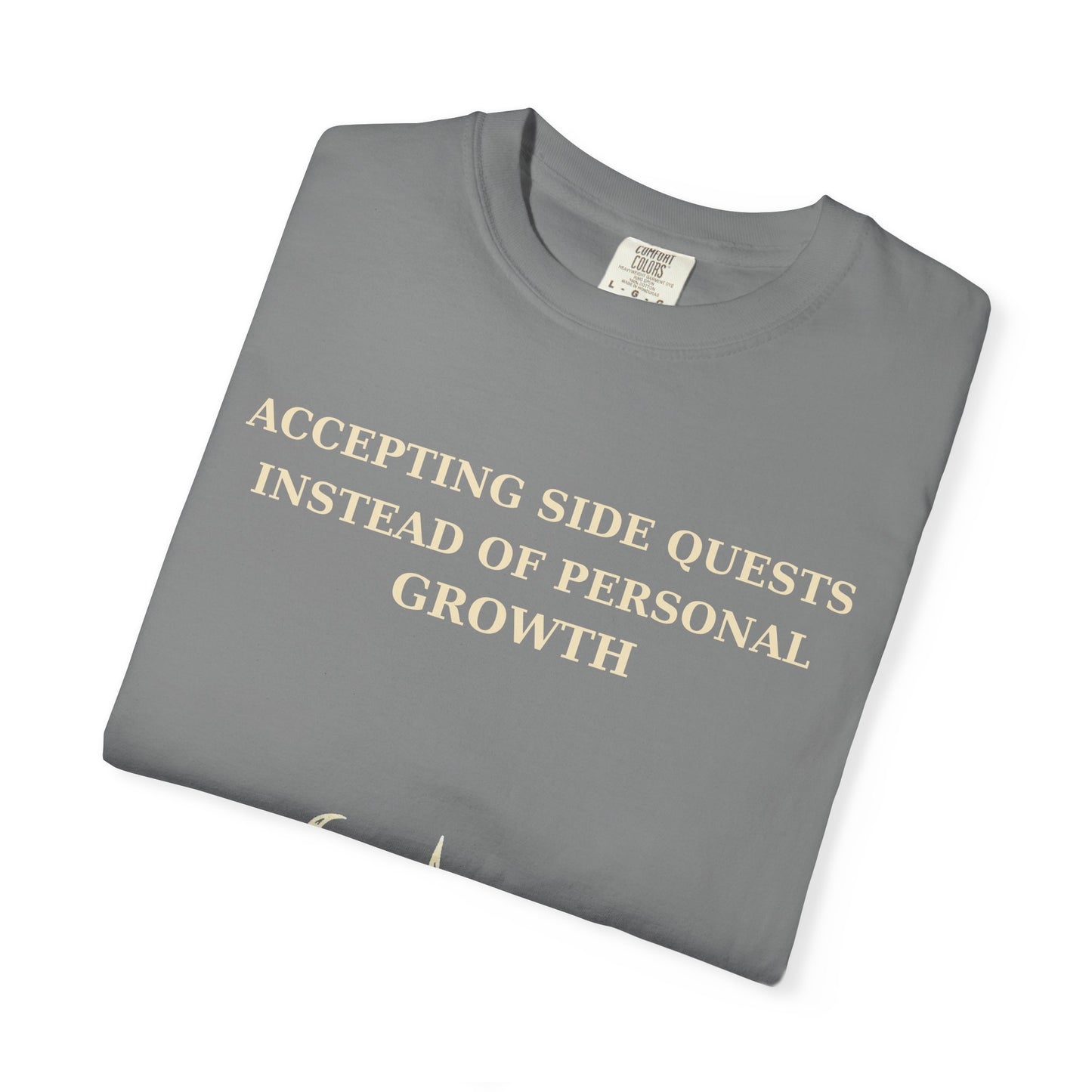 Motivational Floral T-Shirt — "All I Ever Showed Instead of Personal Growth" Graphic Tee