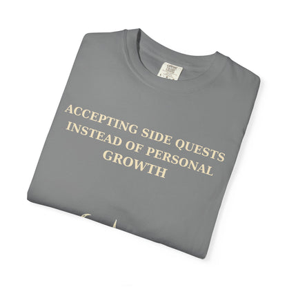 Motivational Floral T-Shirt — "All I Ever Showed Instead of Personal Growth" Graphic Tee