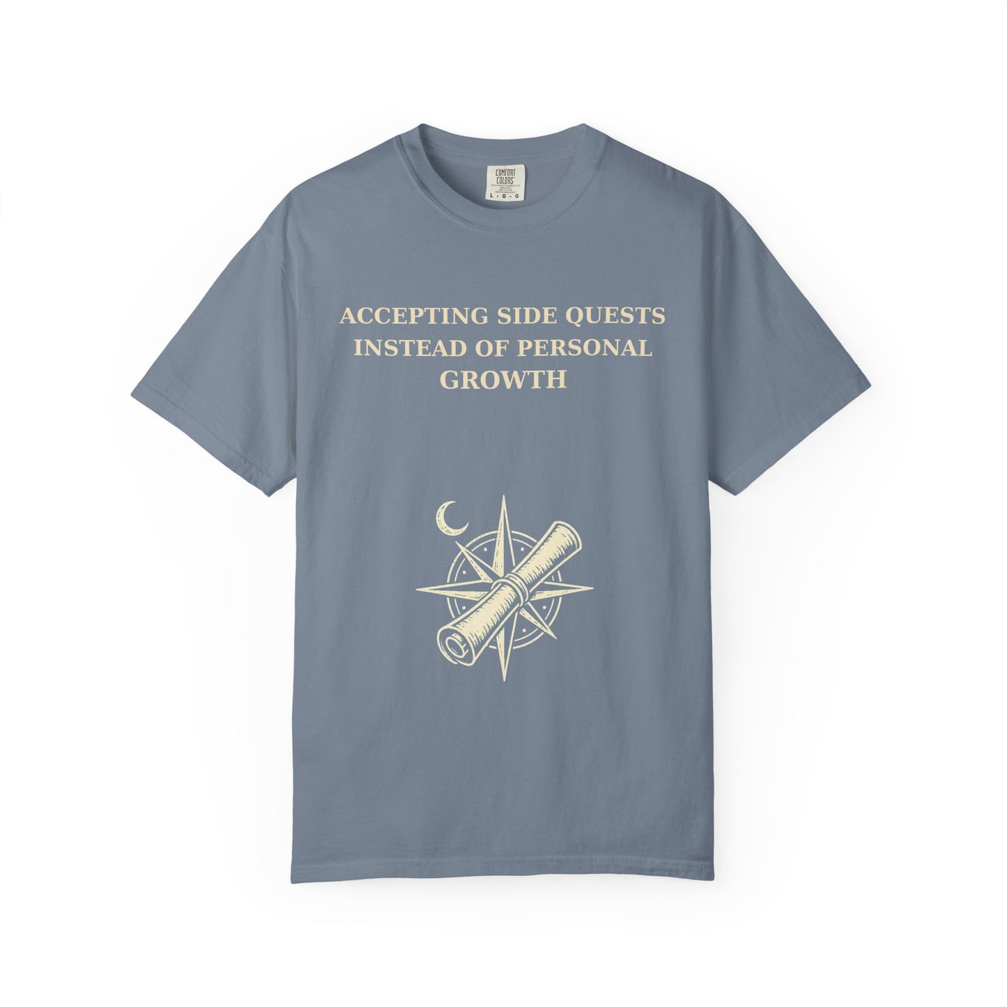Motivational Floral T-Shirt — "All I Ever Showed Instead of Personal Growth" Graphic Tee