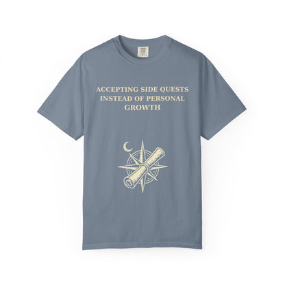 Motivational Floral T-Shirt — "All I Ever Showed Instead of Personal Growth" Graphic Tee