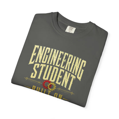 Engineering Student T-Shirt - "Built on Coffee & Controlled Failure" Graphic Tee