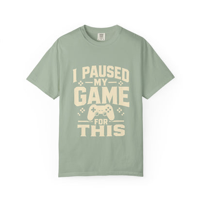 I Paused My Game For This Tee