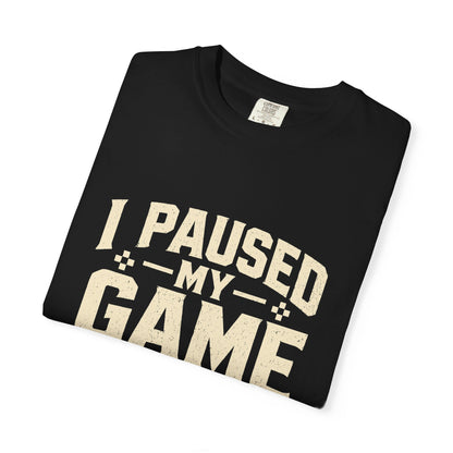 I Paused My Game For This Tee