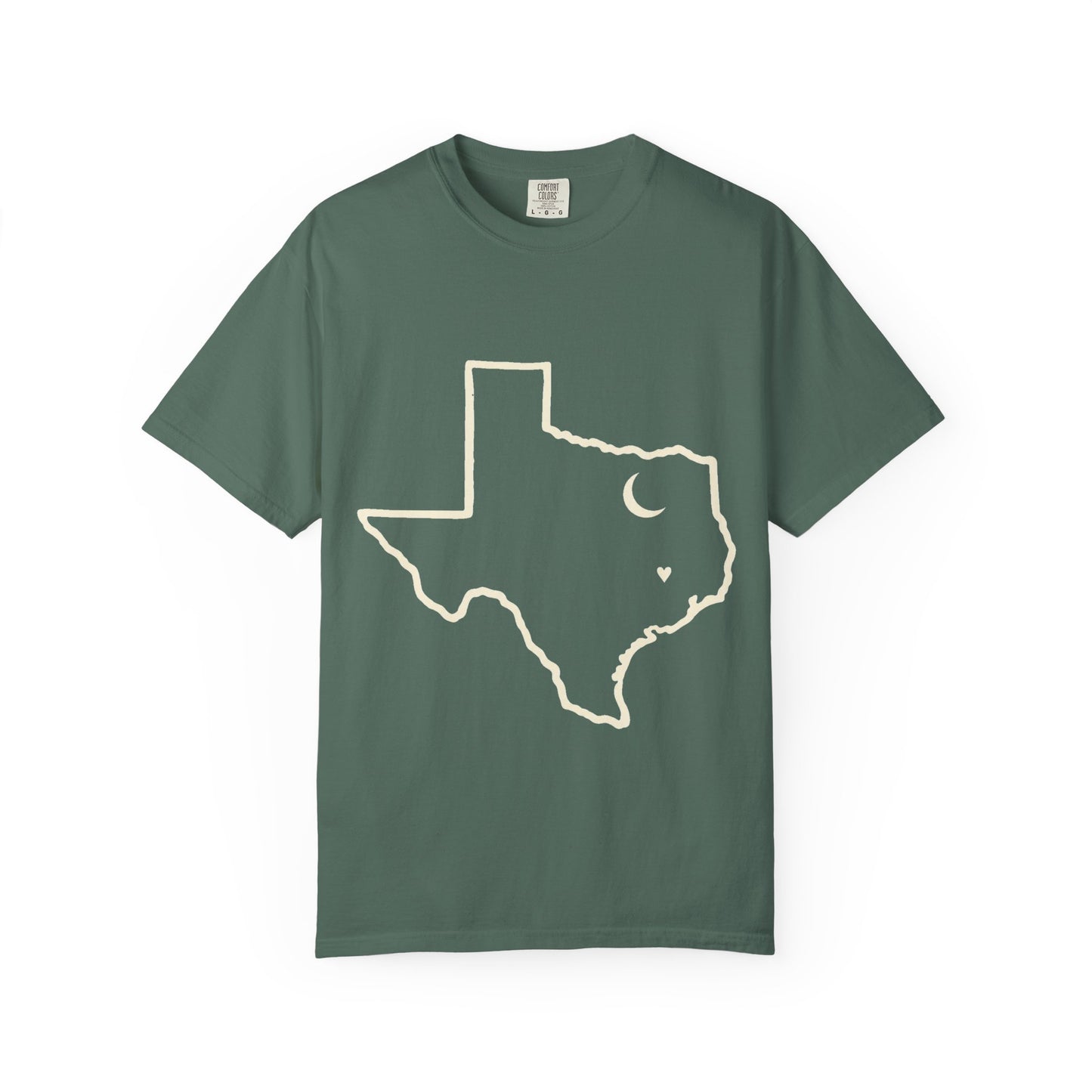 Texas Outline T-Shirt — Minimalist State Map Tee
