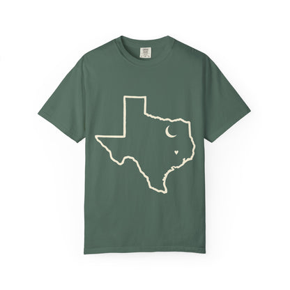 Texas Outline T-Shirt — Minimalist State Map Tee