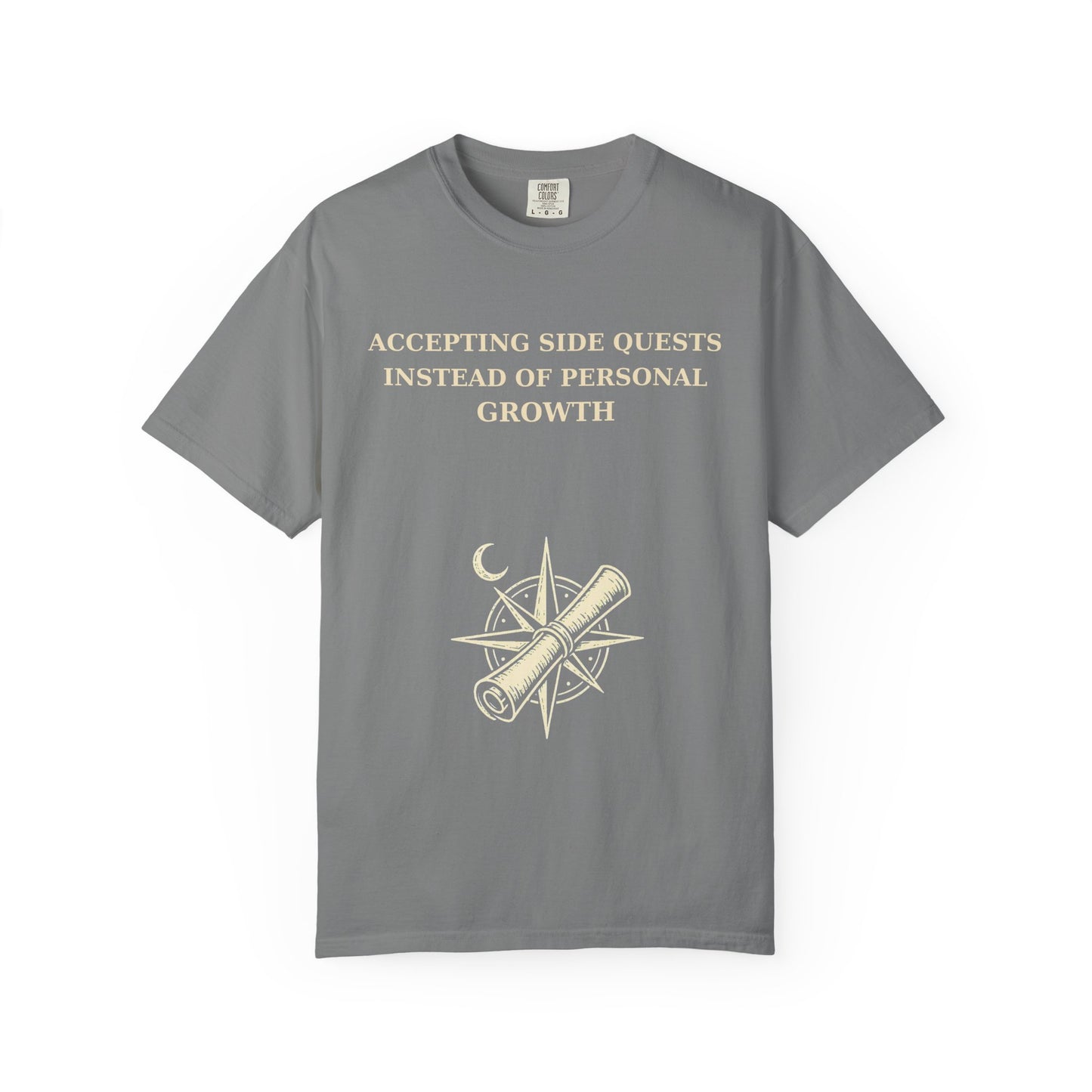Motivational Floral T-Shirt — "All I Ever Showed Instead of Personal Growth" Graphic Tee